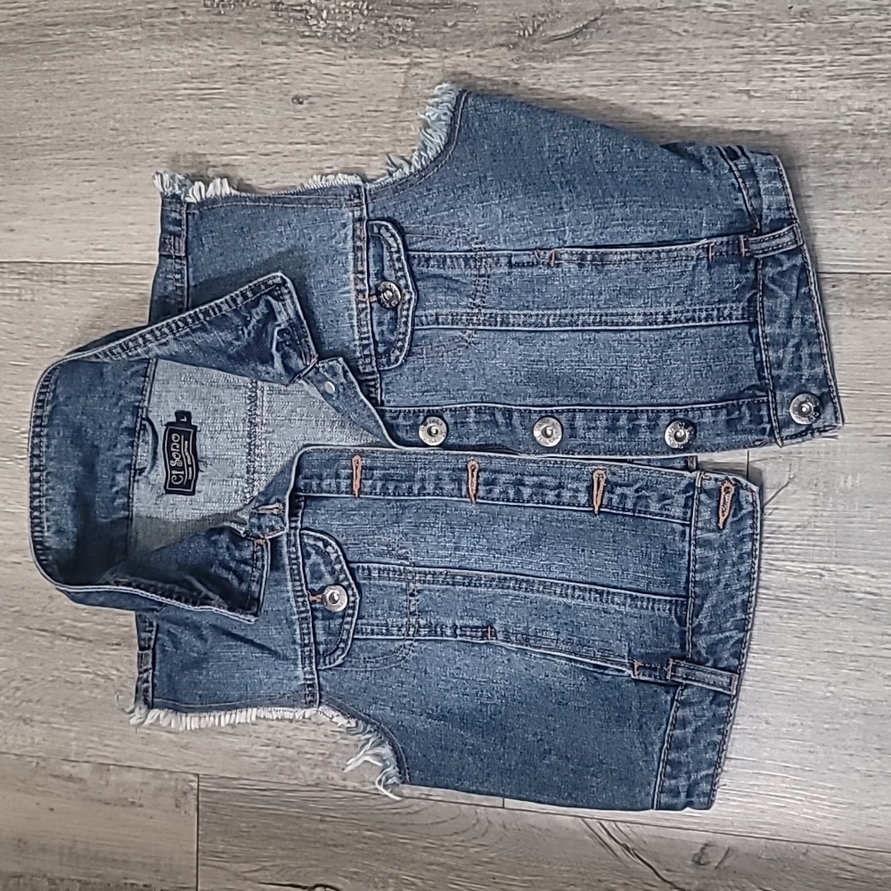 Ci Sono Girl's Denim Vest